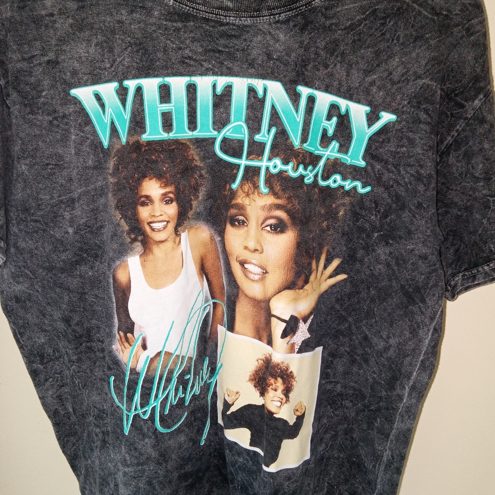 Whitney Houston Black Tshirt Large - Picture 3 of 6